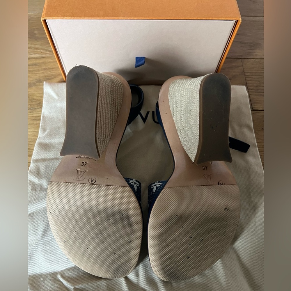 Louis Vuitton Blue Sandals - Picture 4 of 4
